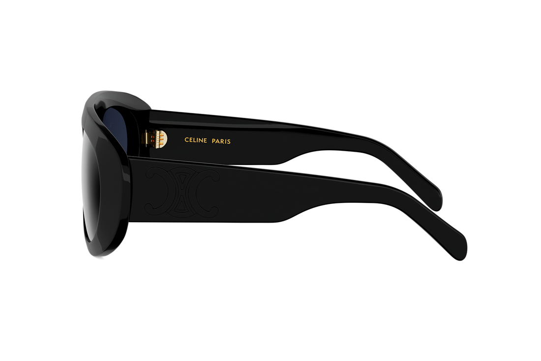 Zonnebrillen celine triomphe stamp cl40340u 01v black pilot femenino maat 57mm - Detailaanzicht