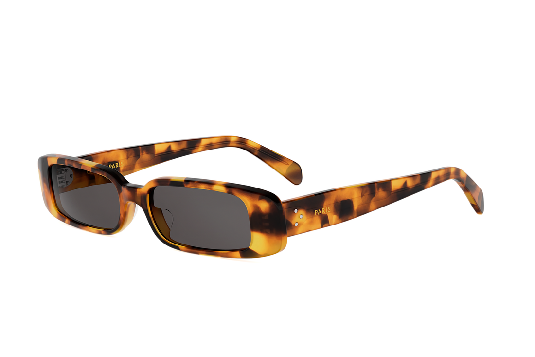 Zonnebrillen celine 3 dots cl40343u 53a havana rectangular femenino maat 53mm - Hoofdaanzicht