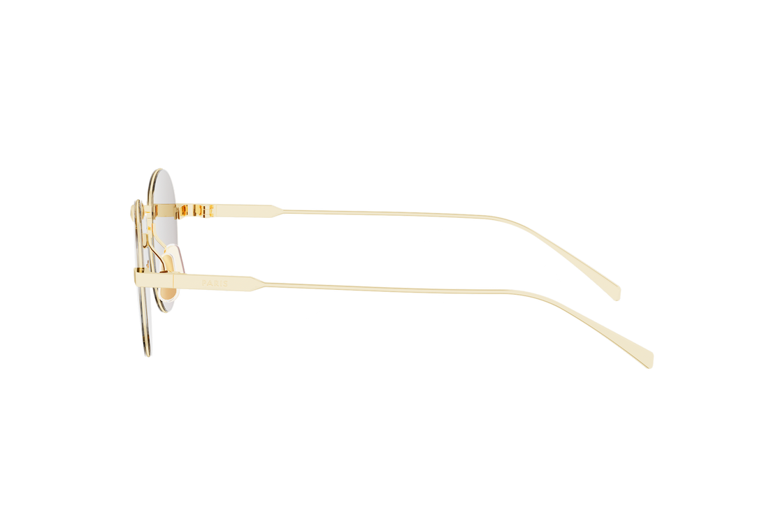 Zonnebrillen celine metal cl40346u 32f gold round femenino maat 49mm - Detailaanzicht