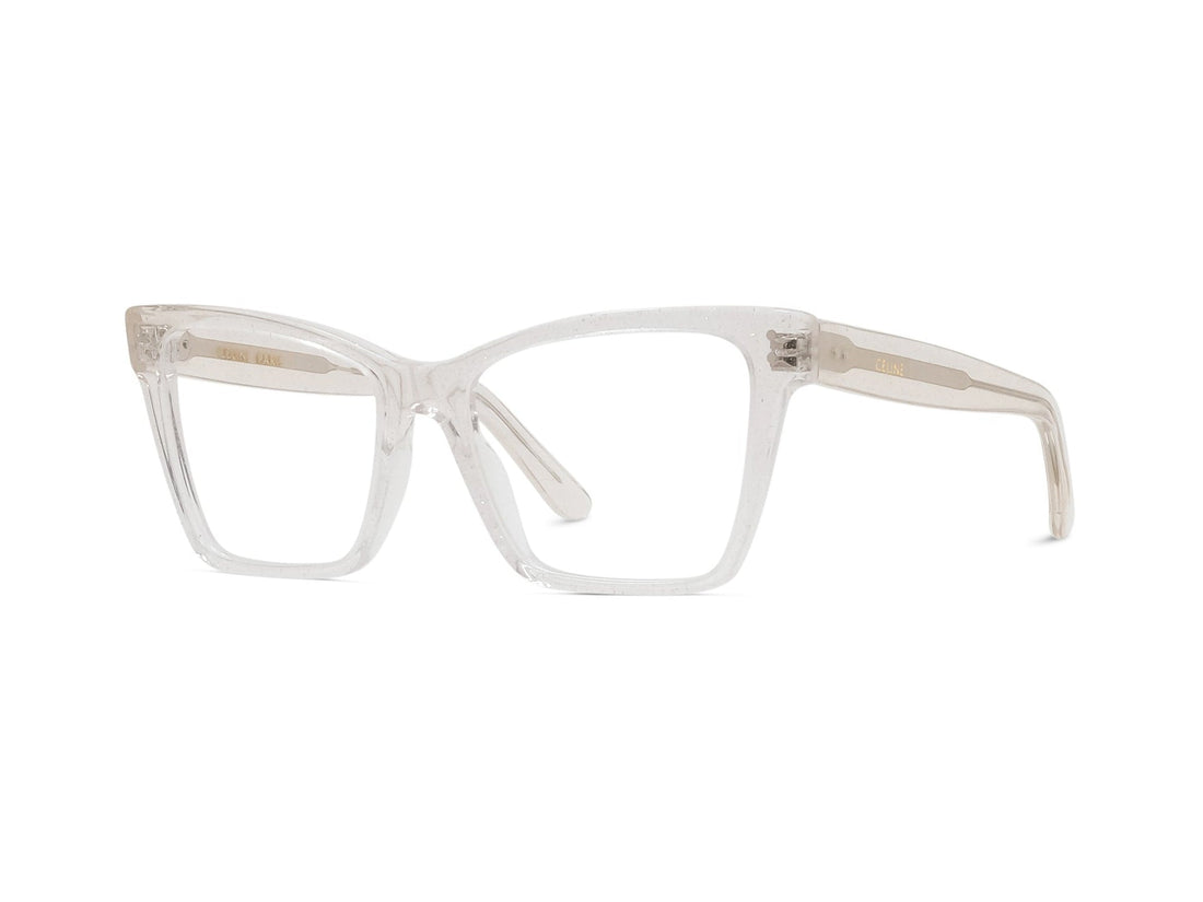 Prescription glasses celine thin cl50023i 027 transparent butterfly femenino size 53mm - Main view