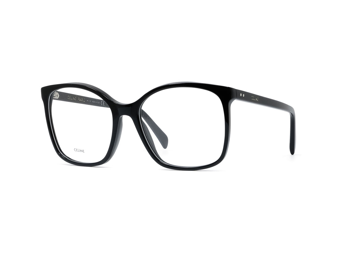 Prescription glasses celine thin cl50027i 001 black geometric femenino size 55mm - Main view