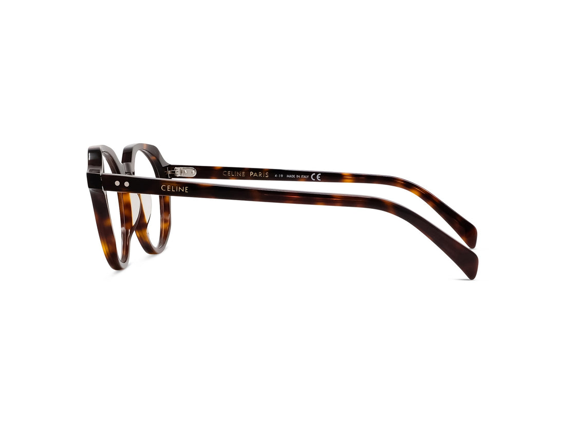 Prescription glasses celine thin cl50062i 052 havana oval femenino size 49mm - Detailed view