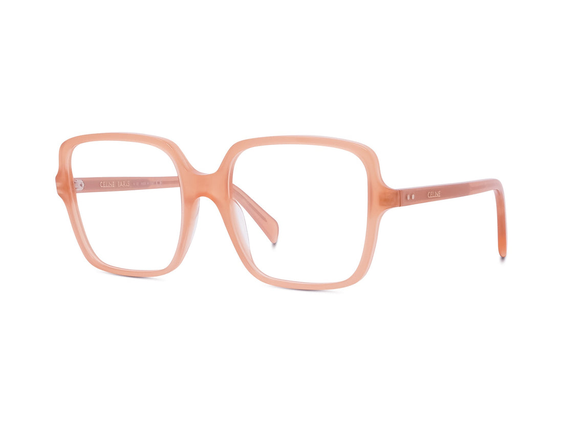 Prescription glasses celine thin cl50076i 074 rose geometric femenino size 57mm - Main view