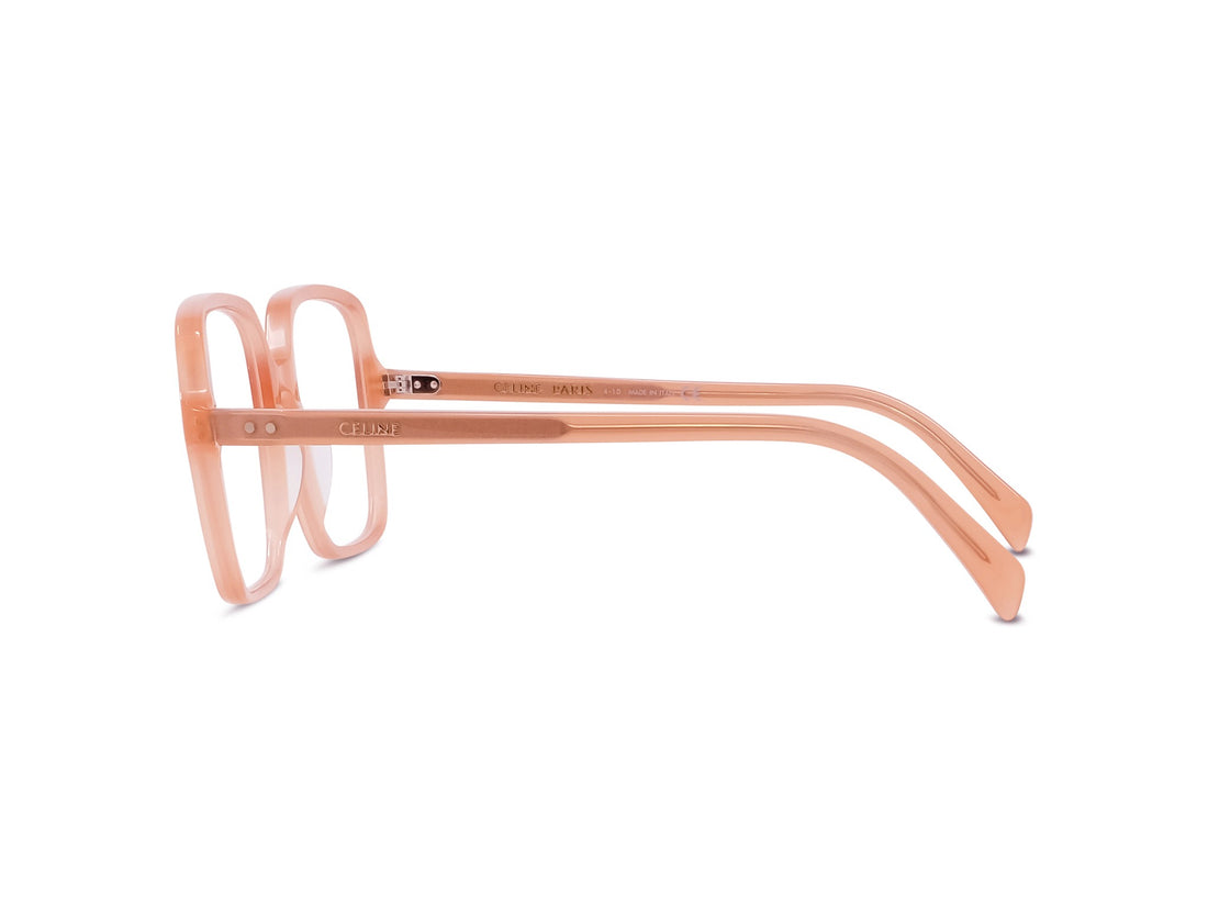 Prescription glasses celine thin cl50076i 074 rose geometric femenino size 57mm - Detailed view