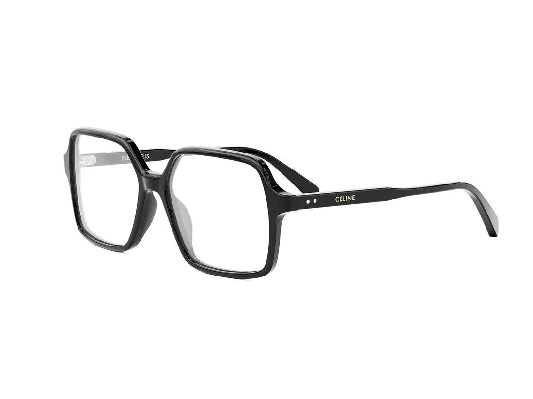 Prescription glasses celine thin cl50126i 001 black geometric femenino size 55mm - Main view