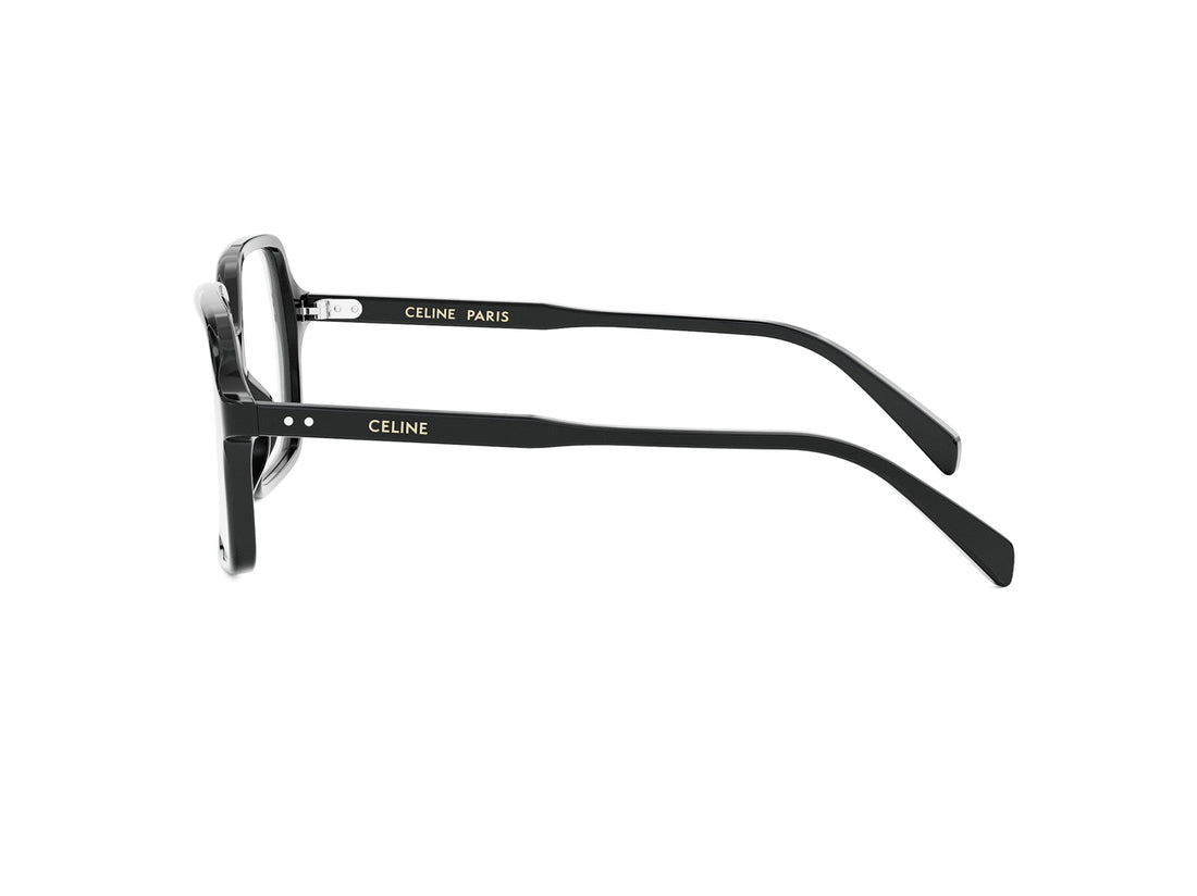 Prescription glasses celine thin cl50126i 001 black geometric femenino size 55mm - Detailed view