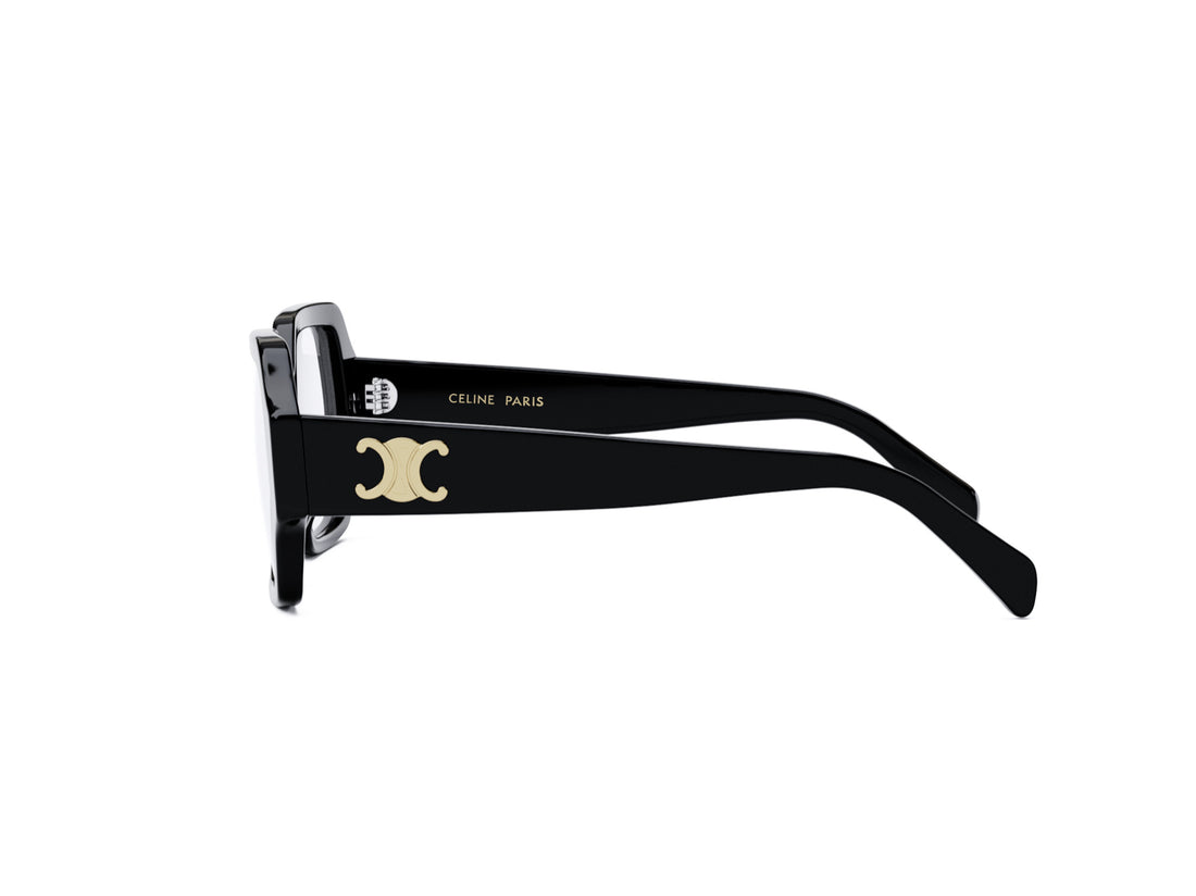 Prescription glasses celine triomphe cl50131i 001 black square femenino size 52mm - Detailed view