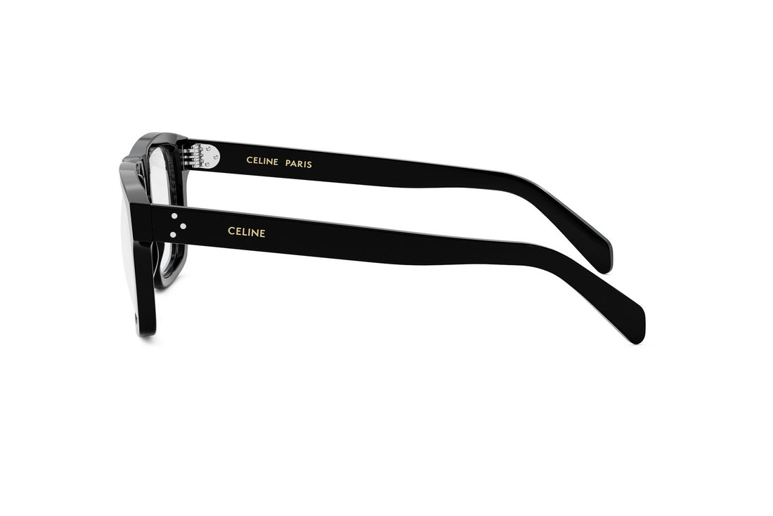 Occhiali da vista celine 3 dots cl50160i 001 black rectangular masculino taglia 53mm - Vista dettagliata