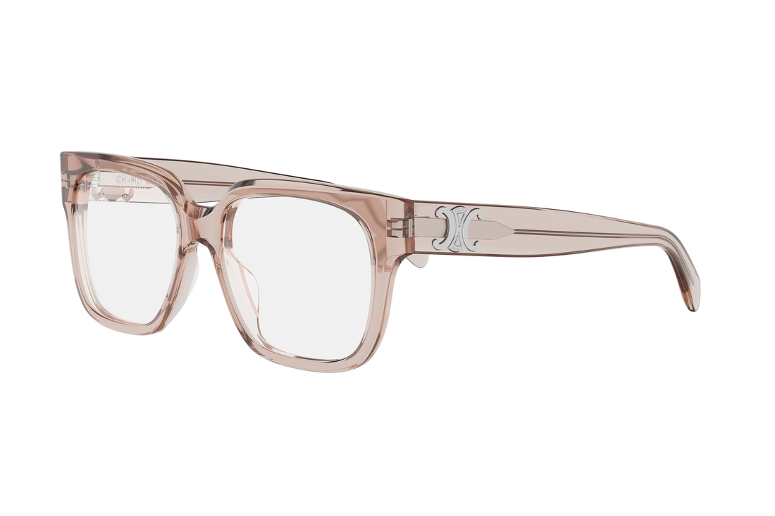Prescription glasses celine triomphe cl50172i 045 brown square femenino size 54mm - Main view