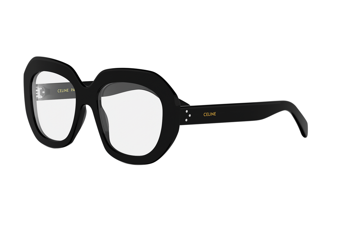 Prescription glasses celine 3 dots hd cl50181i 001 black geometric femenino size 54mm - Main view
