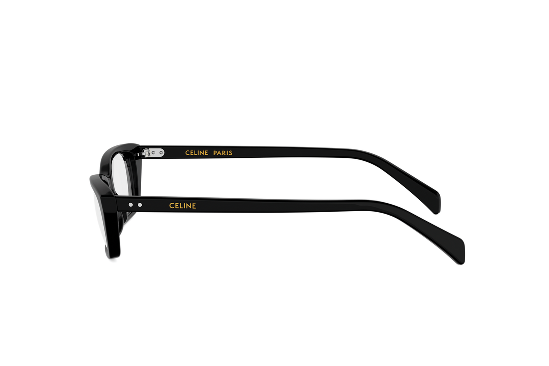 Prescription glasses celine thin cl50182i 001 black rectangular femenino size 53mm - Detailed view