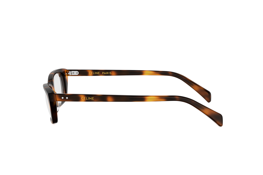 Prescription glasses celine thin cl50182i 053 havana rectangular femenino size 53mm - Detailed view