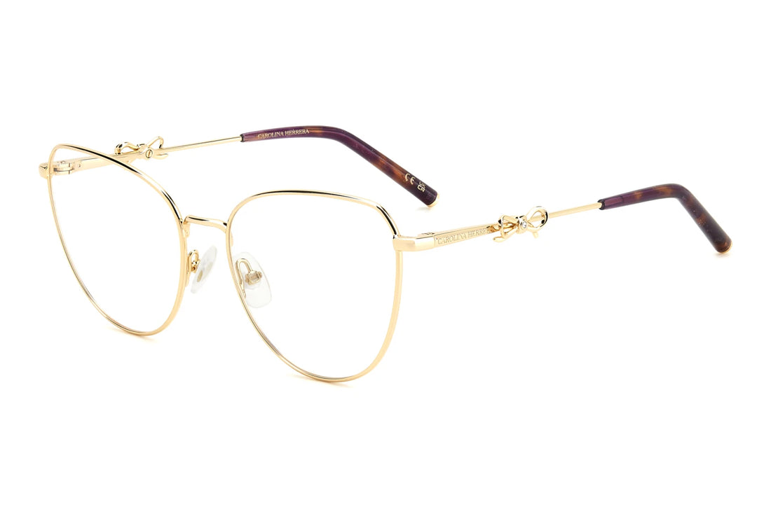 Prescription glasses carolina herrera her 0220 s9e morado femenino size 56mm - Main view