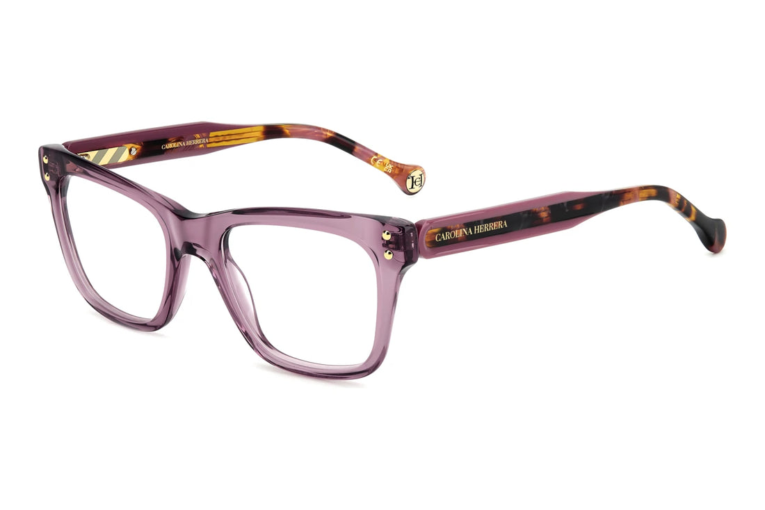 Brillen carolina herrera her 0257 35j rosa rectangular femenino größe 51mm - Hauptansicht