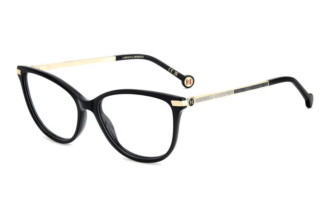 Brillen carolina herrera her 0263 807 negro rectangular femenino größe 54mm - Hauptansicht