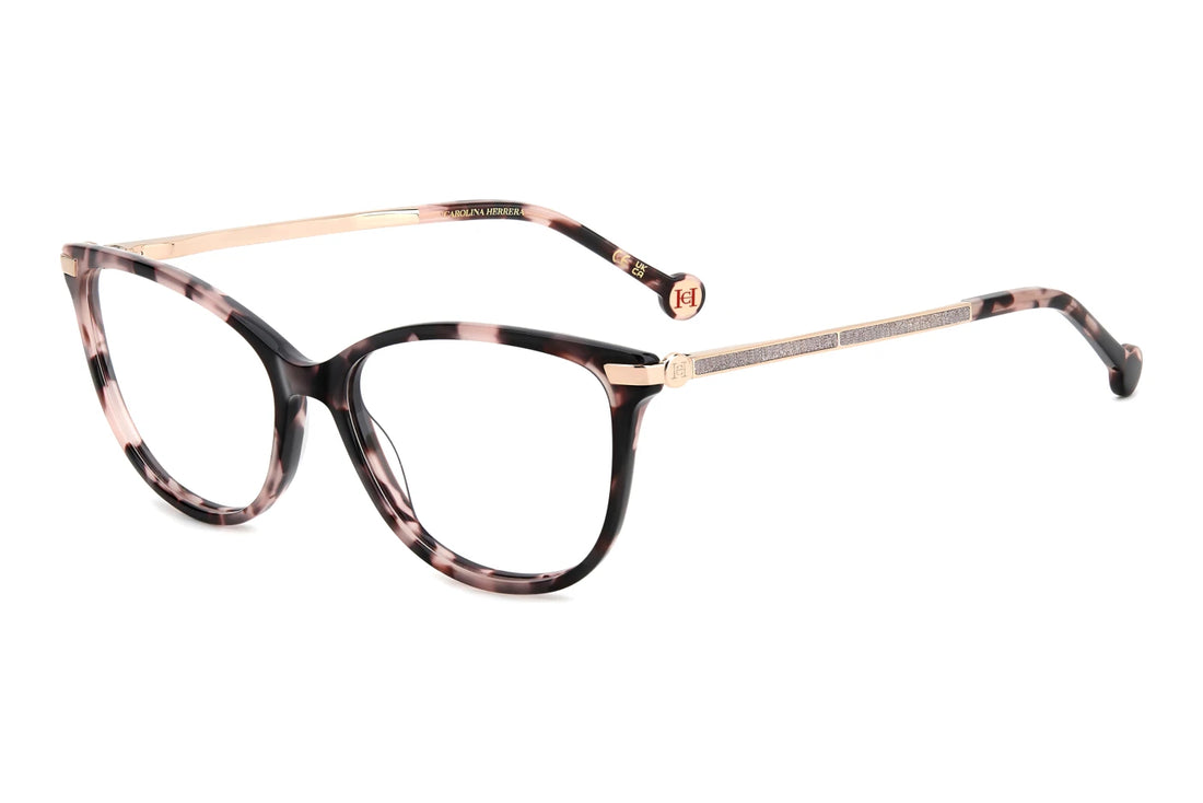 Brillen carolina herrera her 0263 ht8 havana rectangular femenino größe 54mm - Hauptansicht