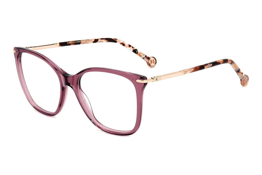 Brillen carolina herrera her 0270 35j rosa rectangular femenino größe 54mm - Hauptansicht
