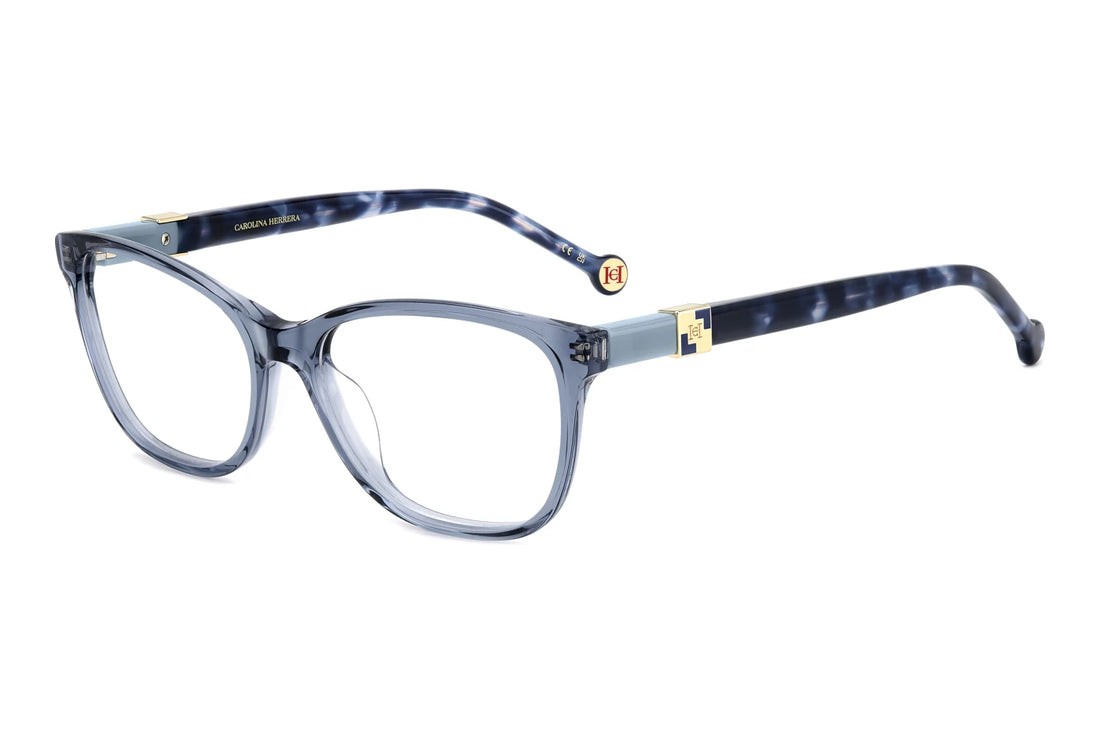 Brillen carolina herrera her 0276/g pjp azul rectangular femenino größe 55mm - Hauptansicht