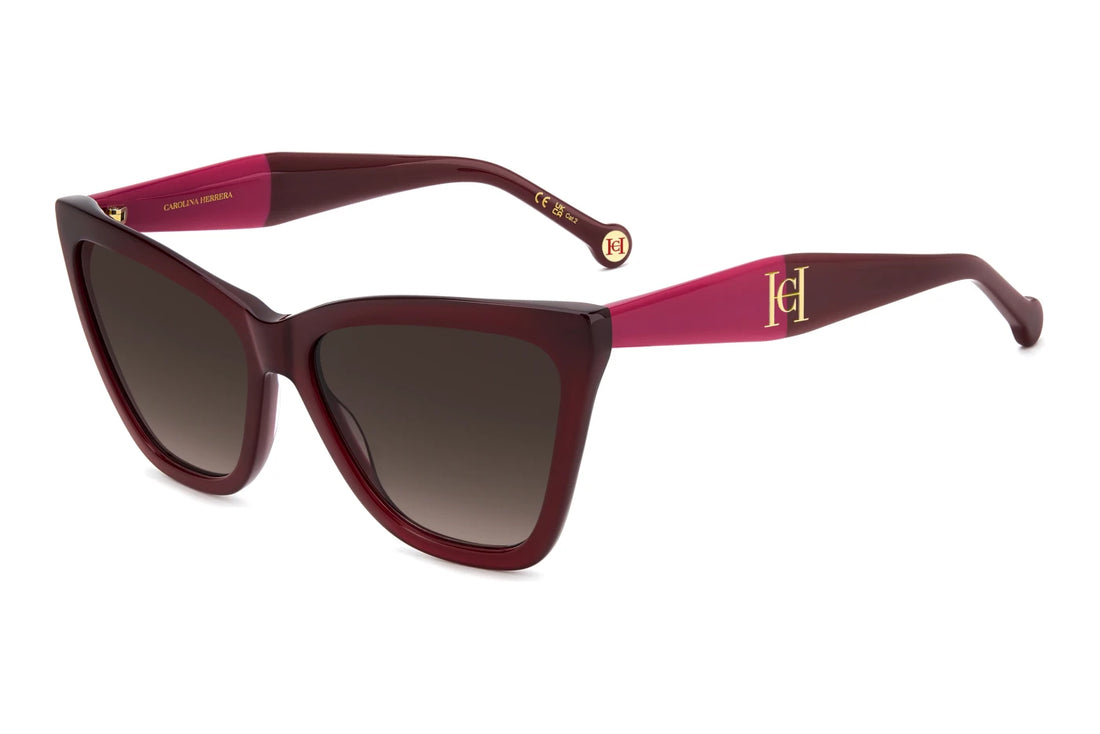 Occhiali da sole carolina herrera her 0374/s lhf ha burdeos cat eye femenino taglia 59mm - Vista principale