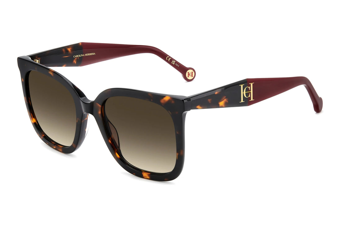 Óculos de sol carolina herrera her 0375/g/s 086 ha havana square femenino tamanho 55mm - Vista principal