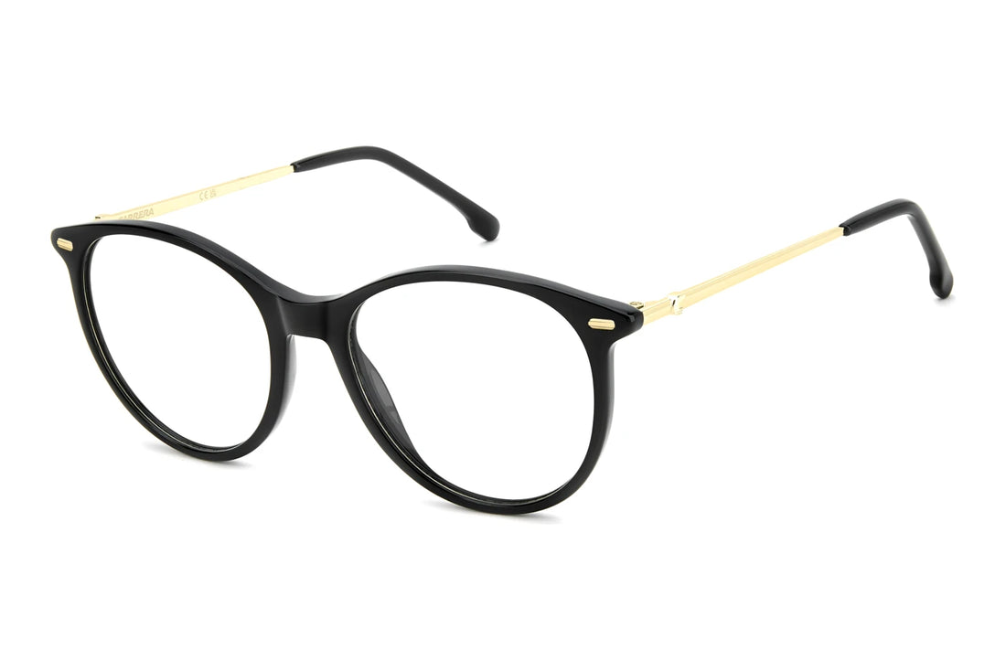 Óculos graduados carrera 3094 807 negro round femenino tamanho 53mm - Vista principal