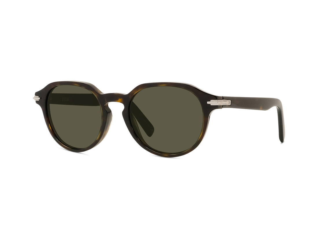 Occhiali da sole diorblacksuit r2i 20c0 havana round masculino taglia 51mm - Vista principale