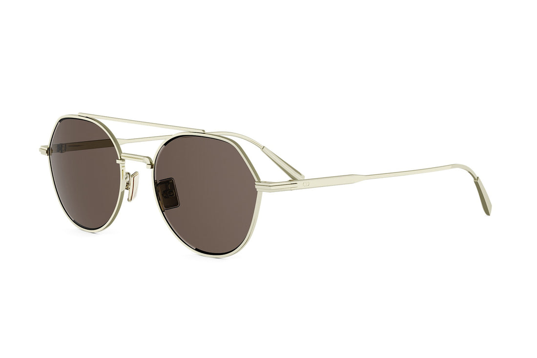 Occhiali da sole diorblacksuit r6u c0d0 gold geometric masculino taglia 54mm - Vista principale