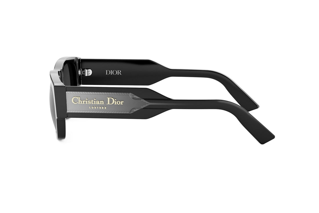 Occhiali da sole christian dior label s1i 13a0 black rectangular masculino taglia 54mm - Vista dettagliata