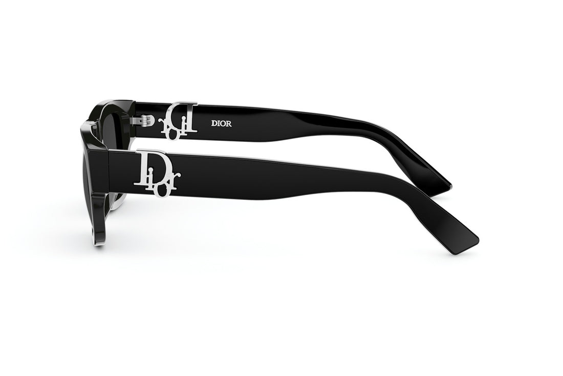 Occhiali da sole dior oblique s3i 10a0 black rectangular masculino taglia 52mm - Vista dettagliata