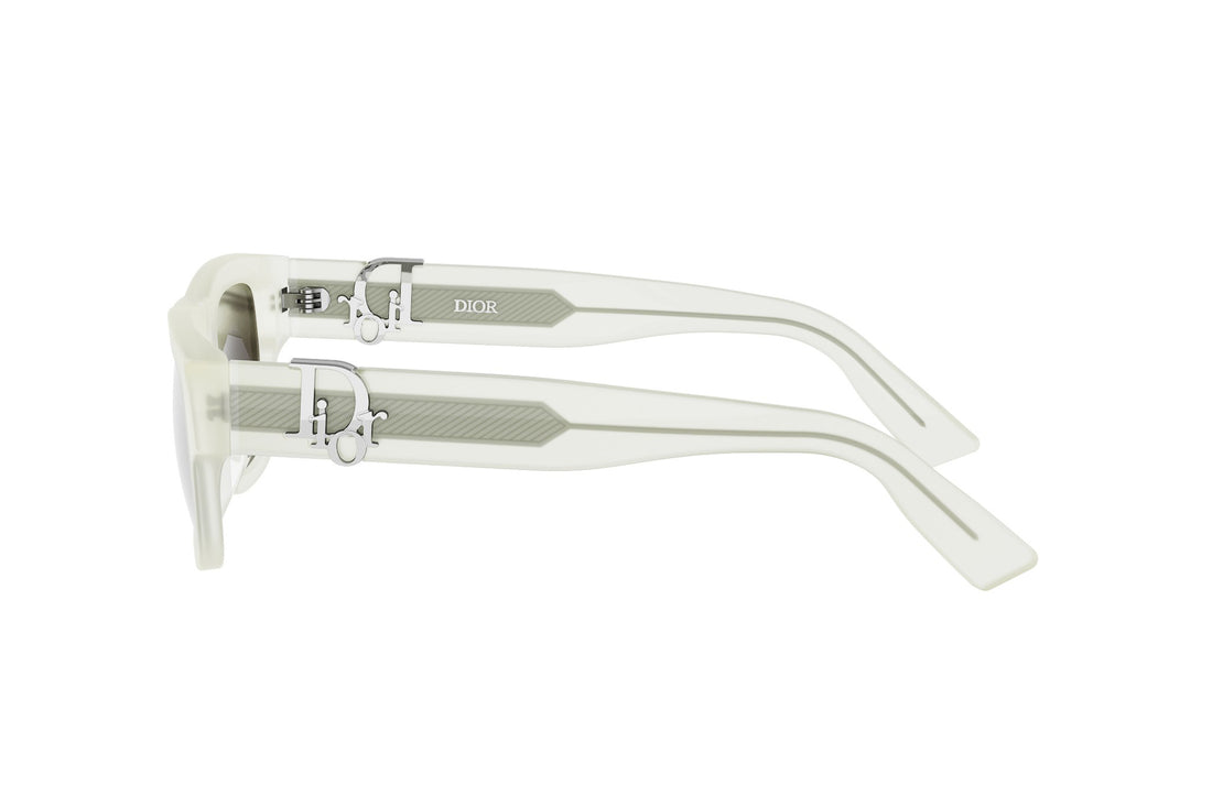 Occhiali da sole dior oblique s3i 50f1 white rectangular masculino taglia 52mm - Vista dettagliata