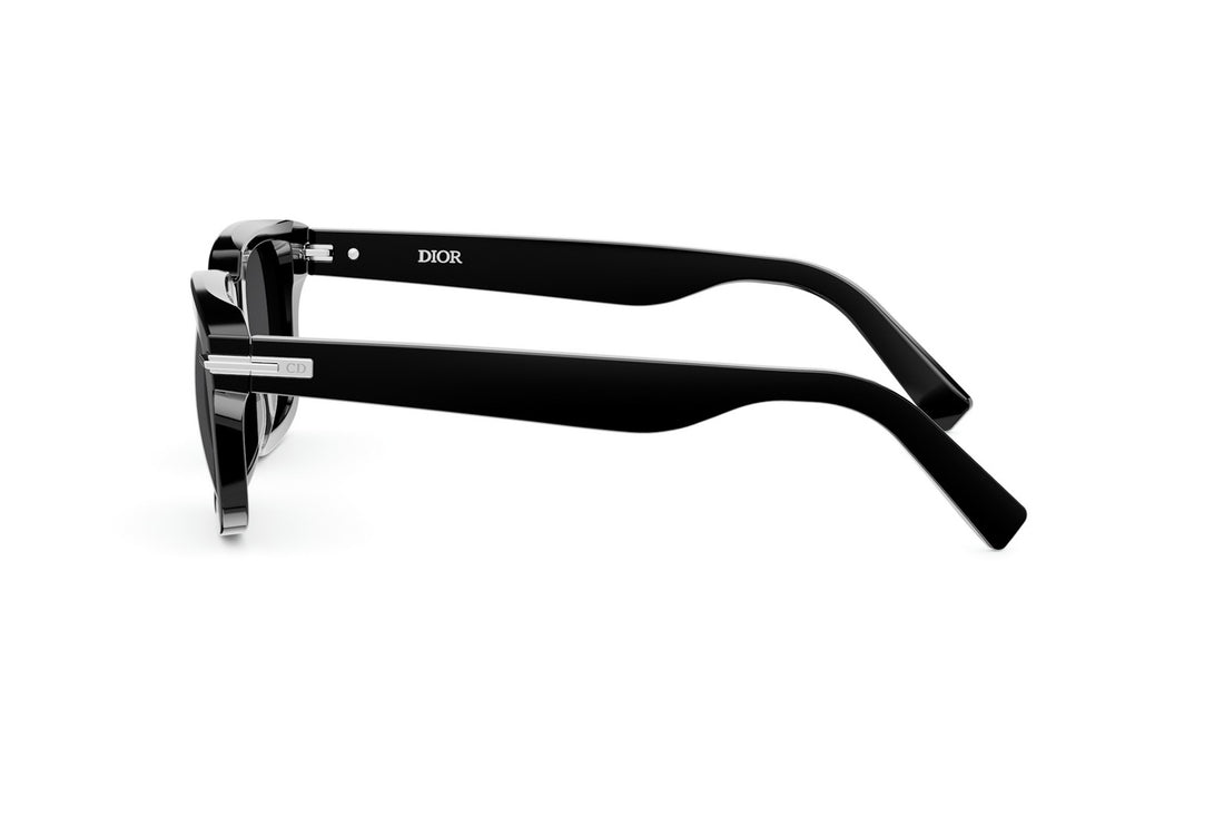 Occhiali da sole diorblacksuit s16i 10a0 black rectangular masculino taglia 52mm - Vista dettagliata