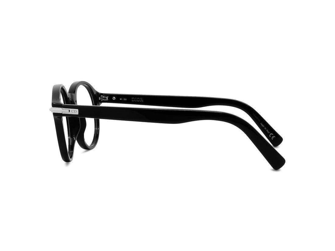 Occhiali da vista diorblacksuito ri 1000 black round masculino taglia 51mm - Vista dettagliata