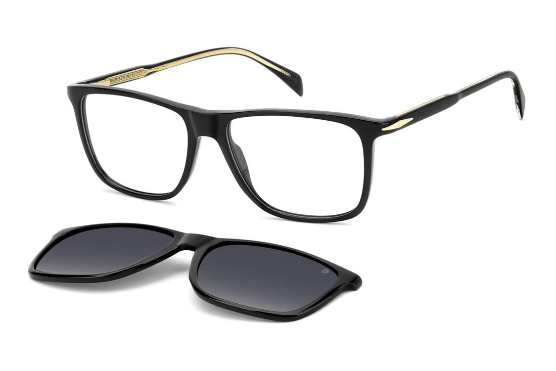 Lunettes de soleil david beckham db 1234/c 807 z7 negro rectangular masculino taille 56mm - Vue principale