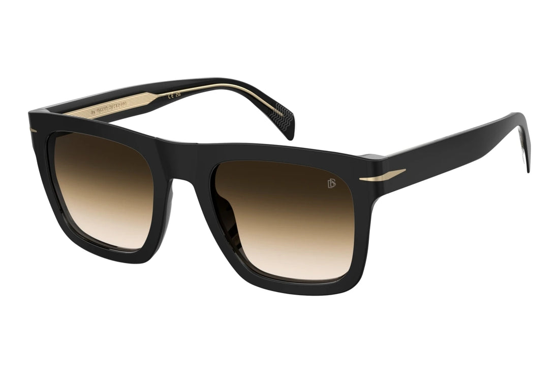 Occhiali da sole david beckham db 7000/s flat 807 n4 negro rectangular masculino taglia 54mm - Vista principale