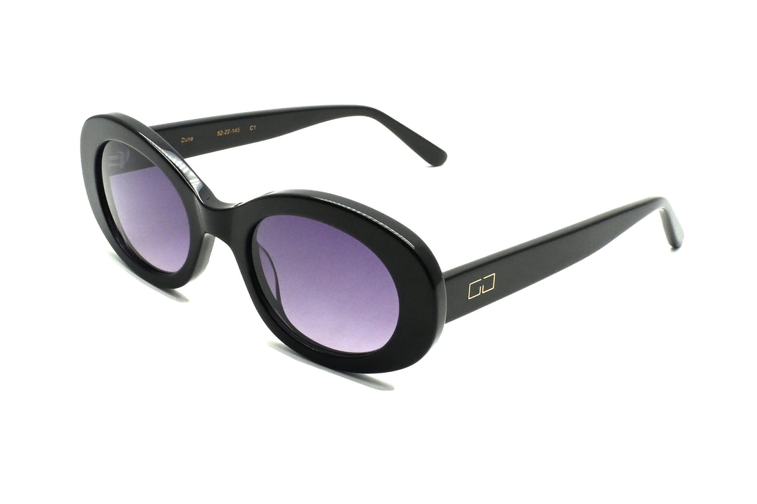 Sonnenbrillen greyhounders duna c1 black negro oval femenino größe 52mm - Hauptansicht