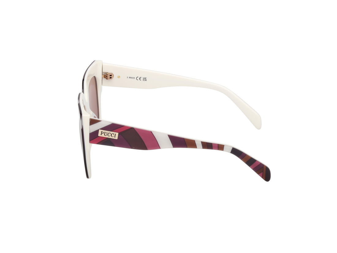 Occhiali da sole emilio pucci ep0197 99e estampado butterfly femenino taglia 52mm - Vista dettagliata