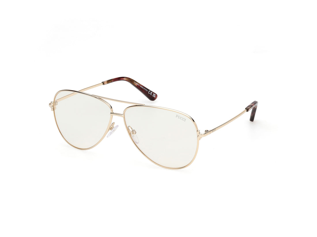 Óculos de sol emilio pucci ep0229 032 dorado pilot femenino tamanho 60mm - Vista principal