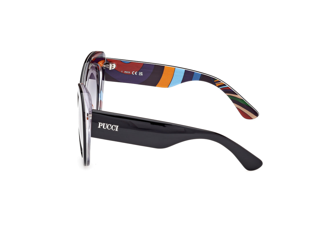 Sonnenbrillen emilio pucci ep0232 05w negro round femenino größe 56mm - Detailansicht