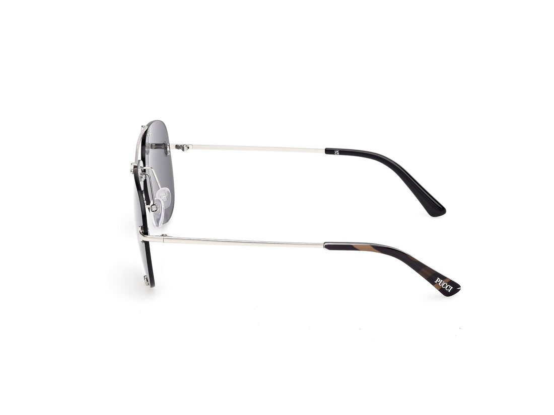 Occhiali da sole emilio pucci ep0236 16a plateado pilot femenino taglia 61mm - Vista dettagliata