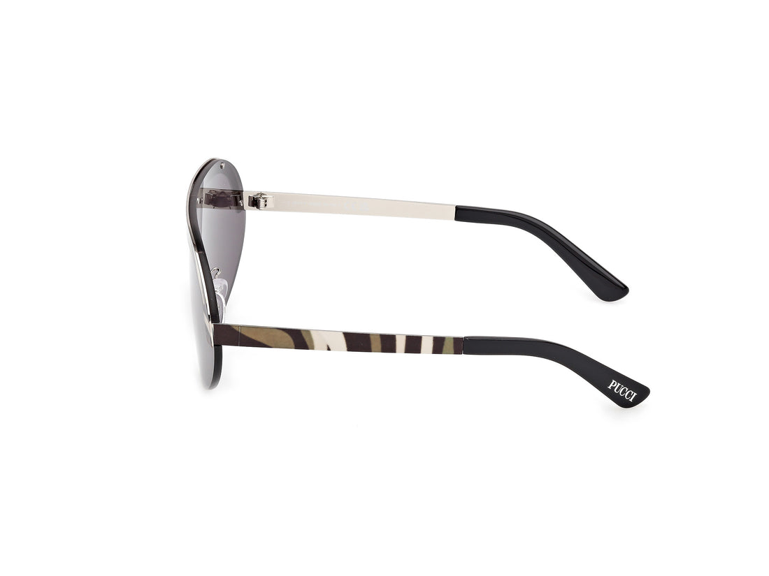 Occhiali da sole emilio pucci ep0237 20a gris shield femenino taglia 0mm - Vista dettagliata