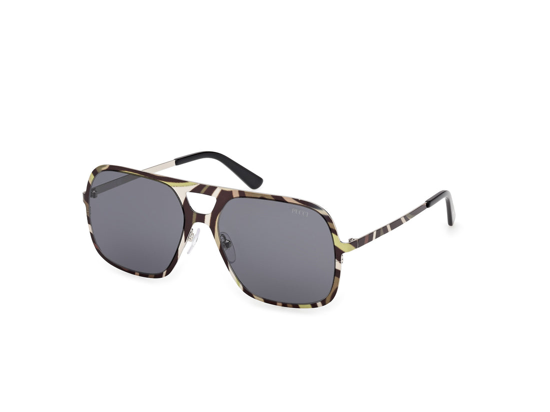 Occhiali da sole emilio pucci ep0238 20a gris navigator femenino taglia 56mm - Vista principale