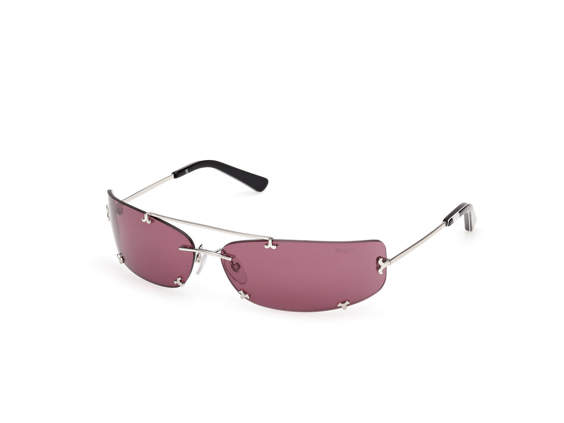 Sonnenbrillen emilio pucci ep0244 16s plateado shield femenino größe 72mm - Hauptansicht