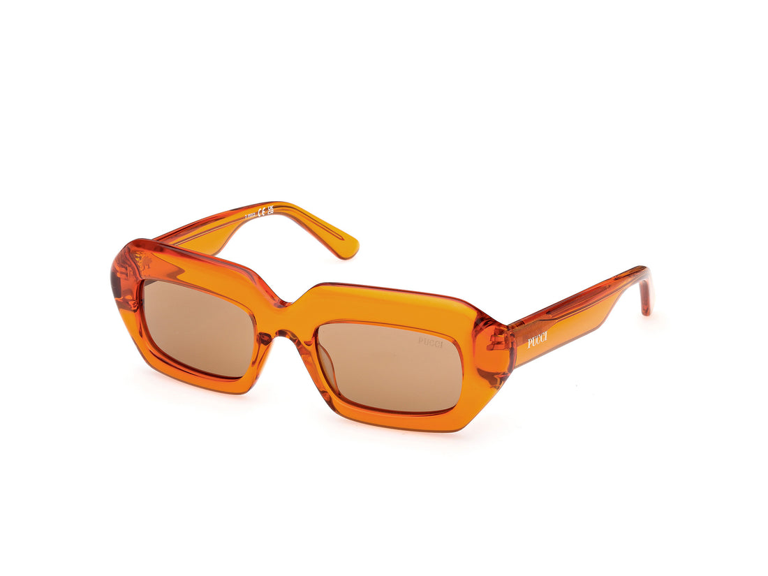 Occhiali da sole emilio pucci ep0245 42e naranja square femenino taglia 51mm - Vista principale
