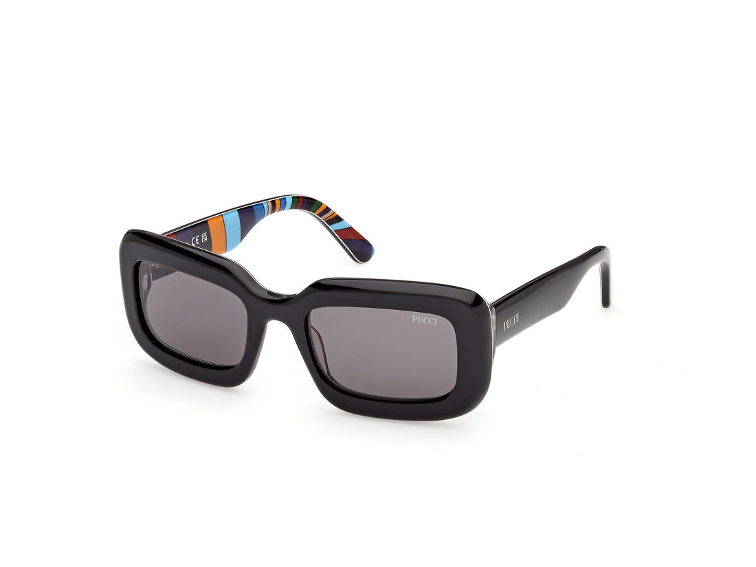 Occhiali da sole emilio pucci ep0253 05a negro rectangular femenino taglia 52mm - Vista principale