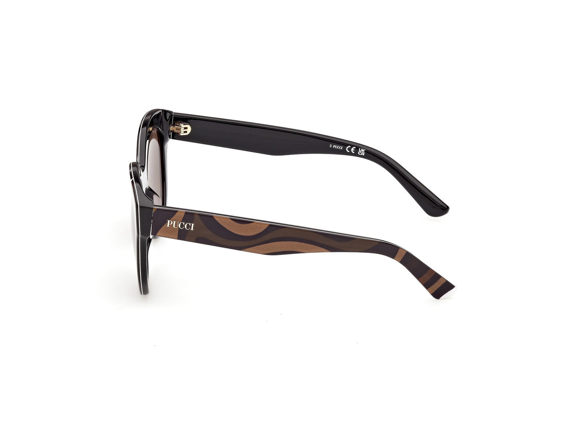 Occhiali da sole emilio pucci ep0254 99e estampado geometric femenino taglia 53mm - Vista dettagliata