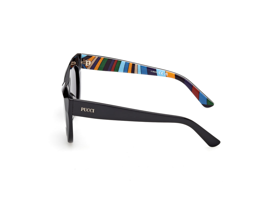 Sonnenbrillen emilio pucci ep0257 01a negro geometric femenino größe 53mm - Detailansicht