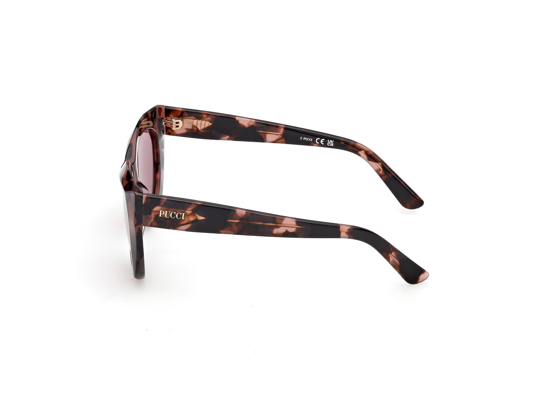 Sonnenbrillen emilio pucci ep0257 55s havana geometric femenino größe 53mm - Detailansicht