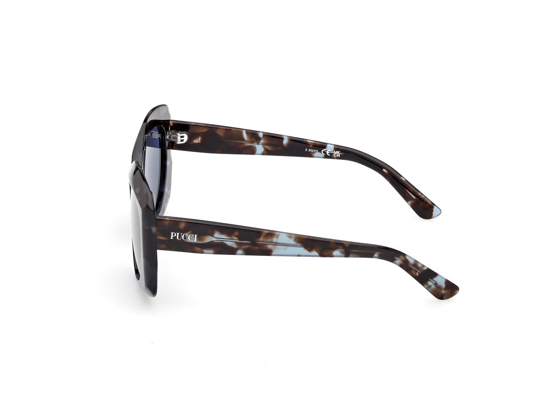 Sonnenbrillen emilio pucci ep0259 55v havana butterfly femenino größe 57mm - Detailansicht