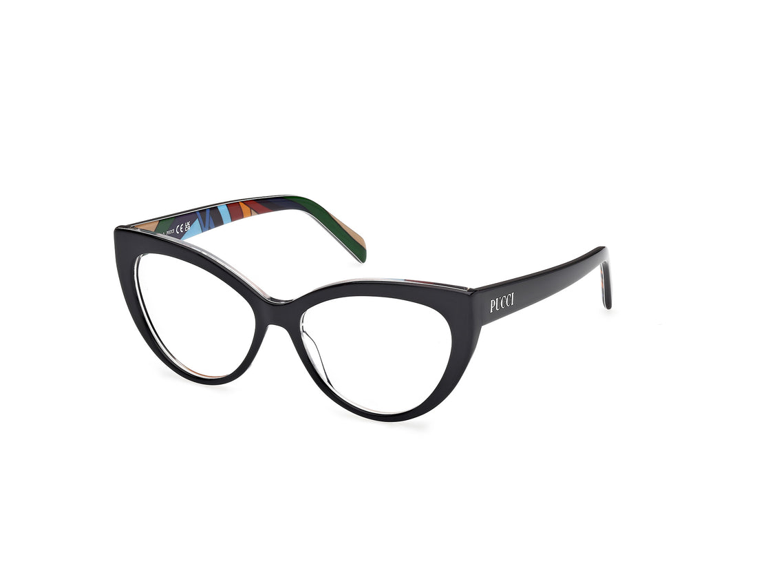 Lunettes de vue emilio pucci ep5215 001 negro cat eye femenino taille 54mm - Vue principale