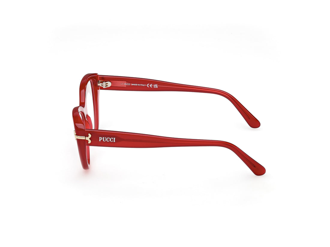 Lunettes de vue emilio pucci ep5256 066 rojo cat eye femenino taille 54mm - Vue détaillée